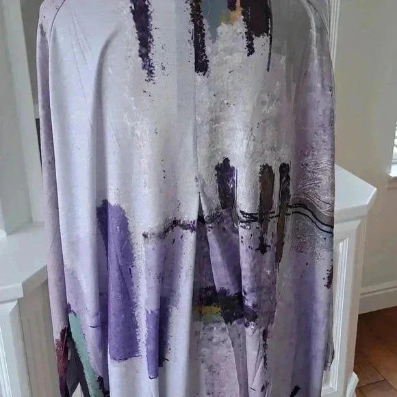 3 Potato Open Cardigan - Colors: Lavenders, Greens, Browns - Size: XL - Picture 4 of 7